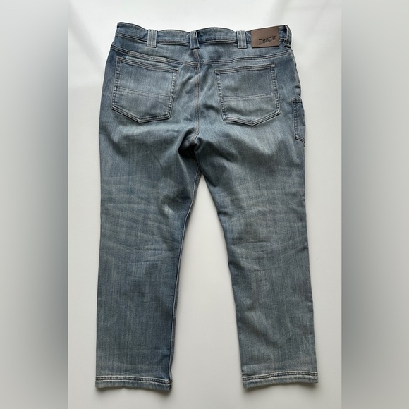 Duluth Washed Light Ballroom Double Flex Standard Fit Blue Jeans Men’s 40x30 - Picture 3 of 10
